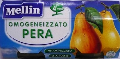 Omog. Mellin Pera (2x100g)