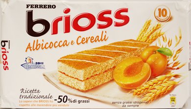 Brioss albicocca e cereali