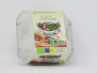 4 Uova Bio fresche Pascotto Rina